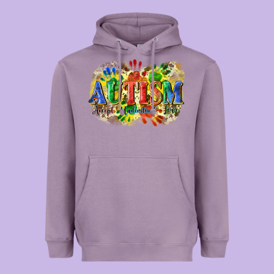 Autism Accept Understand Love Heavyweight Hoodie Designed By Cowgirlartshop