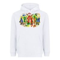 White Autism accept understand love Heavyweight Hoodie - CowGirlArtShop