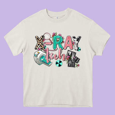 X Ray Tech Heavy Core Tee Designed By Adodesignshop