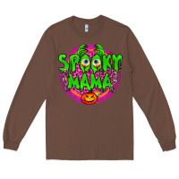 Chestnut spooky mama Long Sleeve Tee - BundleAndBundleShop