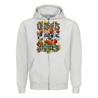 Leaves Lattes Fall Pumpkin Zipper Hoodie | Teevron