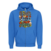 True Royal Leaves lattes Fall pumpkin Zipper Hoodie - NancyCooperArtShop
