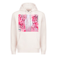 Pale Pink custom name  breast cancer Premium Hoodie - CowGirlArtShop