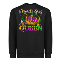 Black mardi gras queen Heavyweight Sweatshirt - LillyAllenDesigns