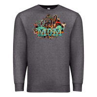 Charcoal Heather Cool mom mother's day Premium Sweatshirt - HowdyJamesFarm