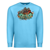 Ocean Blue Cool mom mother's day Premium Sweatshirt - HowdyJamesFarm
