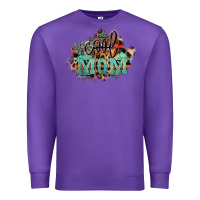 Purple Cool mom mother's day Premium Sweatshirt - HowdyJamesFarm