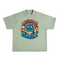 American Honey Smiley Urban Heavy Tee | Teevron