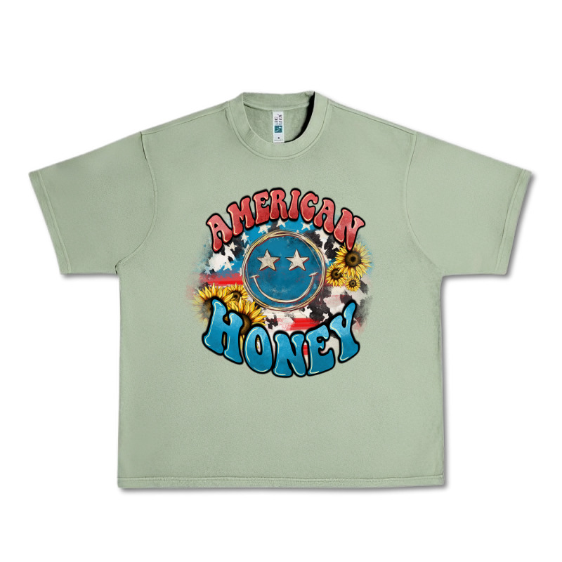 American Honey Smiley Urban Heavy Tee by NancyCooperArtShop | Teevron