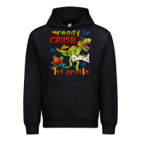 Black ready to crush 1st grade Urban Hoodie - BundleAndBundleShop