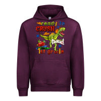 Mauve Wine ready to crush 1st grade Urban Hoodie - BundleAndBundleShop