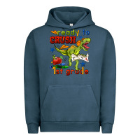 Pigment Midnight Navy ready to crush 1st grade Urban Hoodie - BundleAndBundleShop