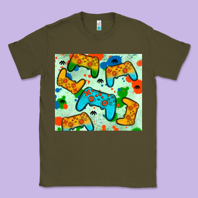 Gaming Controller Classic Tee Designed By Jahusdesignshop