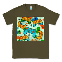 Army Green gaming controller Classic Tee - JahusDesignShop