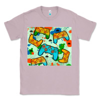 Lilac gaming controller Classic Tee - JahusDesignShop