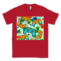 Red gaming controller Classic Tee - JahusDesignShop