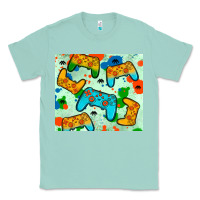 Seafoam gaming controller Classic Tee - JahusDesignShop