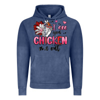 Vintage Denim i see you chicken out Vintage Hoodie - MaliasSmallBusiness