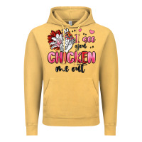 Vintage Mustard i see you chicken out Vintage Hoodie - MaliasSmallBusiness