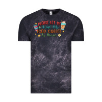 Cloud Black please let me drink my iced coffee in peace Vintage Tee - MaliasSmallBusiness