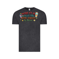Vintage Black please let me drink my iced coffee in peace Vintage Tee - MaliasSmallBusiness