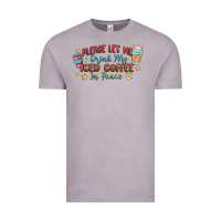 Vintage Zinc please let me drink my iced coffee in peace Vintage Tee - MaliasSmallBusiness