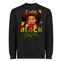 Black i am black history juneteenth Heavyweight Sweatshirt - LillyAllenDesigns