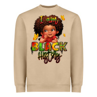 Mushroom i am black history juneteenth Heavyweight Sweatshirt - LillyAllenDesigns