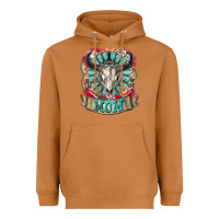 Meerkat Mom Bull Skull Mother's Day Heavyweight Hoodie - CowGirlArtShop