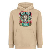 Mushroom Mom Bull Skull Mother's Day Heavyweight Hoodie - CowGirlArtShop