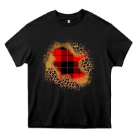 Black christmas patch Heavy Core Tee - JahusDesignShop