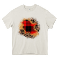 Cream christmas patch Heavy Core Tee - JahusDesignShop