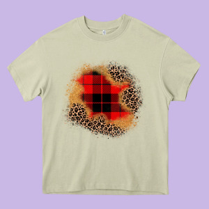 Christmas Patch Heavy Core Tee Designed By Jahusdesignshop