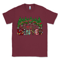 Burgundy i was made for winter Classic Tee - CowhideDigitalArt
