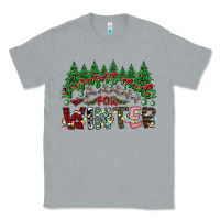 Heather Grey i was made for winter Classic Tee - CowhideDigitalArt