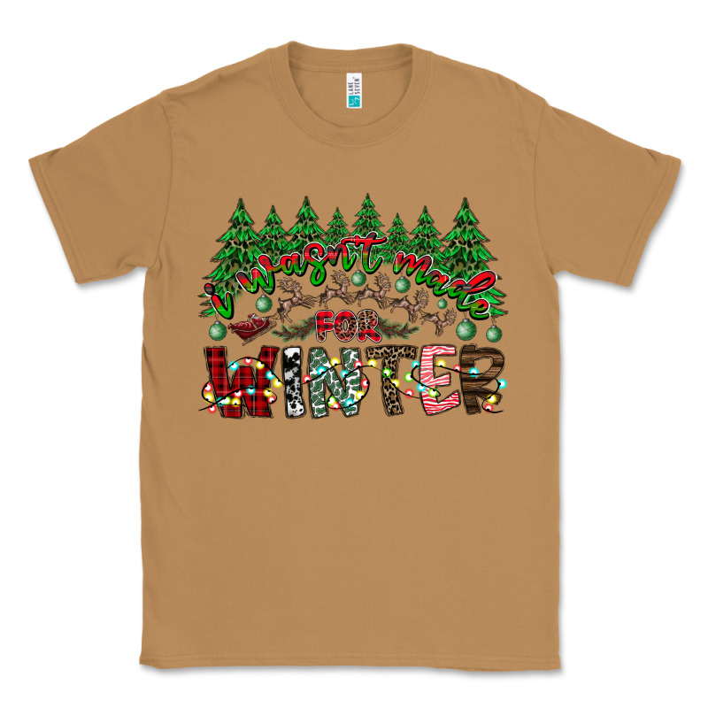 I Was Made For Winter Classic Tee by CowhideDigitalArt | Teevron