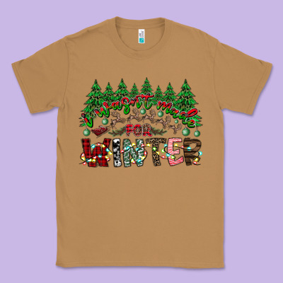 I Was Made For Winter Classic Tee Designed By Cowhidedigitalart