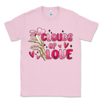 Bubblegum Pink clouds of love Classic Tee - MaliasSmallBusiness