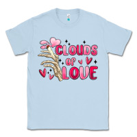 Dusty Blue clouds of love Classic Tee - MaliasSmallBusiness
