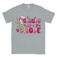 Heather Grey clouds of love Classic Tee - MaliasSmallBusiness