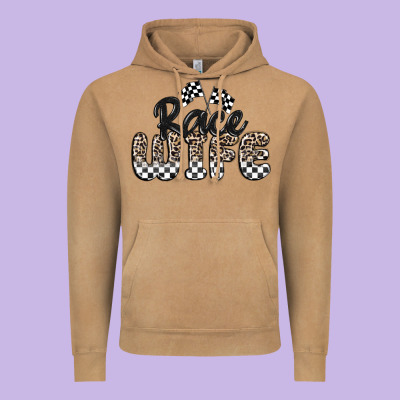 Race Wife Vintage Hoodie Designed By Maliassmallbusiness