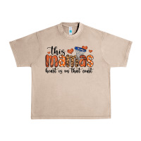 French Oak this mamas heart is on that court Urban Heavy Tee - MaliasSmallBusiness