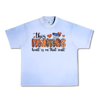 Grape Ice this mamas heart is on that court Urban Heavy Tee - MaliasSmallBusiness