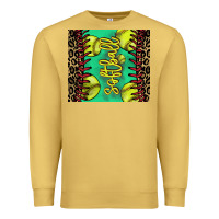 Antique Gold Softball leopard tumbler Premium Sweatshirt - HowdyJamesFarm