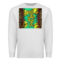 Oatmeal Heather Softball leopard tumbler Premium Sweatshirt - HowdyJamesFarm
