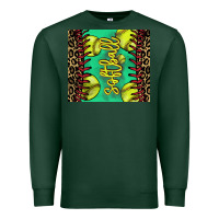 Sports Green Softball leopard tumbler Premium Sweatshirt - HowdyJamesFarm