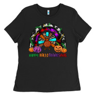 Black happy hallothanksmas Ladies Tee - JahusDesignShop