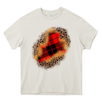 Cream christmas patch Heavy Core Tee - JahusDesignShop