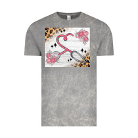 Cloud Rock customized leopard floral nurse Vintage Tee - MaliasSmallBusiness