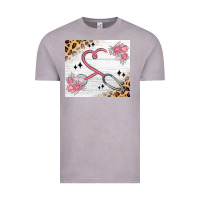 Vintage Zinc customized leopard floral nurse Vintage Tee - MaliasSmallBusiness